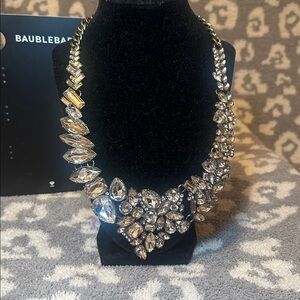 BaubleBar Shimmering Champagne & Antique Gold 💛💛Statement Necklace 😍😍 New 🆕